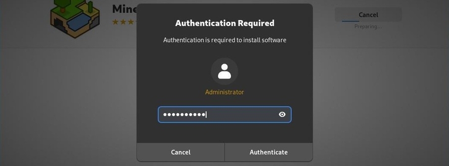 Software: authentication.