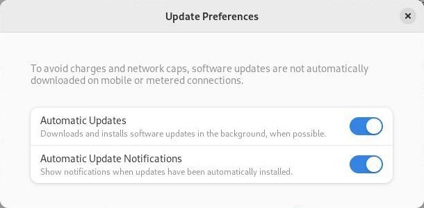 Software: automatic updates