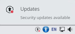 KDE update notification