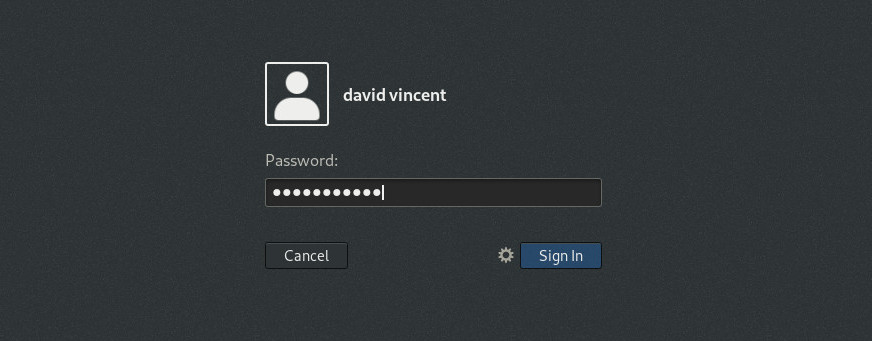 Gnome : Password request at session start