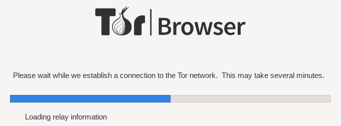 TorBrowser: loading relay information