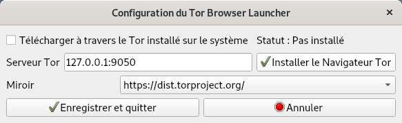 TorBrowser : télécharger la dernière version