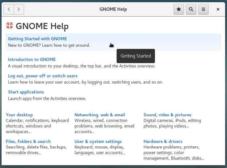 Gnome: integrated comprehensive help