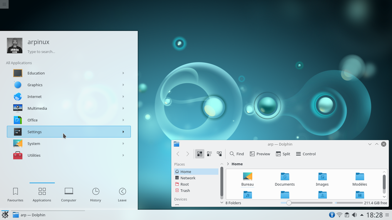 KDE on Debian