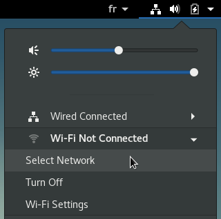 Network management on Gnome